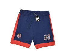 FISLL Men's Indiana Fever Clark Basketball #22 Blue Red Size L Cotton Blend NEW