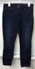 NYDJ Ami Skinny Ankle Jeans Sinclair Dark Wash Stretch Mid Rise Women  s Size 8