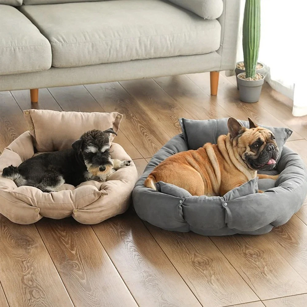 3-in-1 Dog Bed Mat Warm Soft Pet Cushion Sofa Pad Puppy Winter Bed