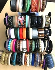 80+ HUGE Vintage Costume to Fashion Jewelry lot Bracelet Bangle Plastic Lucite