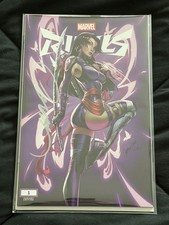 Marvel Rivals #1 Cover A PSYLOCKE SIGNED COA J Scott Campbell SEALED NM