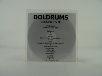 DOLDRUMS LESSER EVIL (473) 11 Track Promo CD Album with White Sleeve SOUTERRAIN 