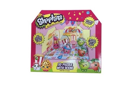 Shopkins 3D Puzzle mit Szene BRANDNEU