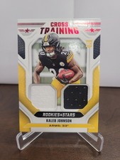 2025 Panini Rookies & Stars-Kaleb Johnson RC Cross Training Red Foil Dual Patch 
