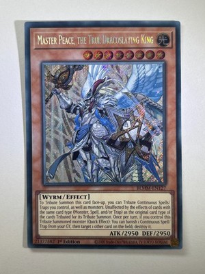 Master Peace, der wahre Dracoslaying King BLMM-DE127 Secret Rare 1. Auflage Karte NM