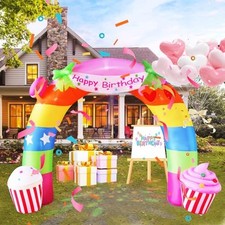 HZGDEJTG 11FT Birthday Arch Outdoor Inflatable Decoration for F-11FT Arch