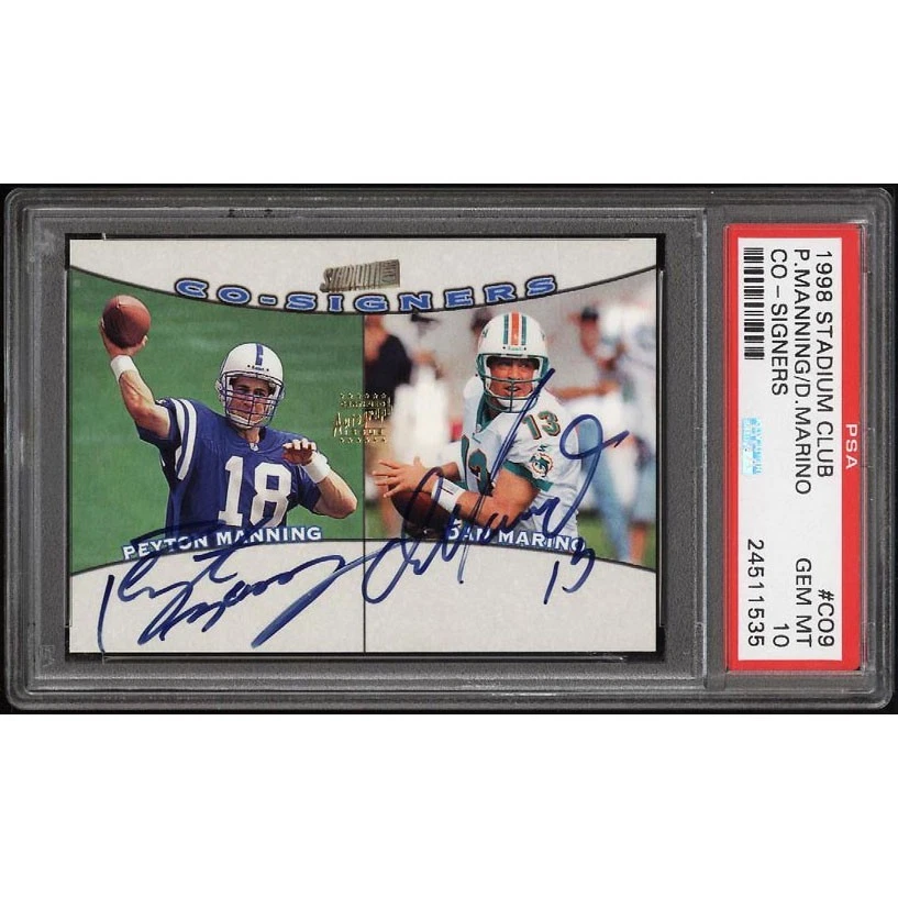 1998 Topps Stadium Club - Dan Marino Peyton Manning #CO9 for sale