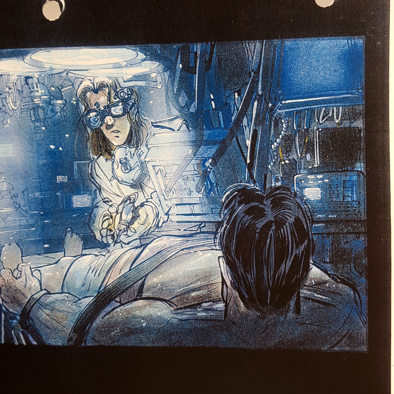 Image 3 of The Matrix - Production Used Early Concept Storyboard - Bug Removal, Movie Prop