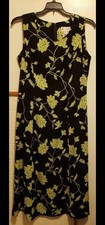 Green and Black Maxi  Dress