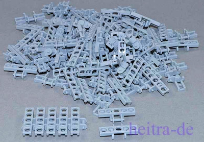 LEGO Technik - 100 Kettenglieder breit hellgrau z.B. für Bagger 3873 NEUWARE