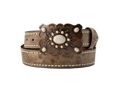 Angel Ranch Western Belt Womens Stone Step Lacing Stone D1400110238
