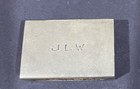 VINTAGE CARTIER STERLING SILVER ENGRAVED MATCHBOX, PRE-OWNED — photo 1