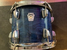 Ludwig 10” By 8” Classic Birch Tom Blue Stain Made In Monroe, NC USA