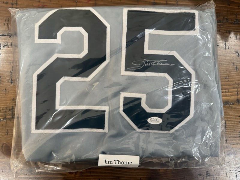 Jim Thome Signed Chicago White Sox Jersey (JSA COA) 612 HR's H.O.F (Sealed)