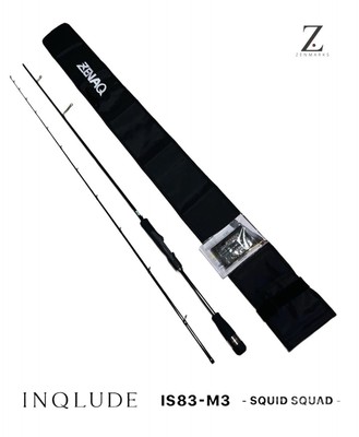 Zenaq Inqlude IS83-M3 Squid Squad egi fishing rod - New open