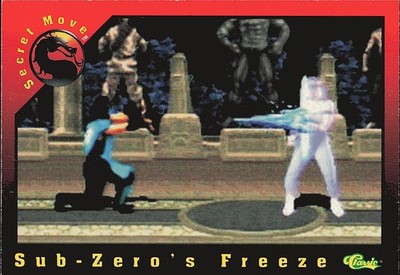 1994 Classic Mortal Kombat Series 1 #81 Sub-Zero's Freeze