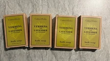 Lot Of 4 Crabtree & Evelyn Verbena and Lavender De Provence Bath Soap 