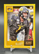 JORDAN ELLIOTT 2020 Score Football RC #343 Gold Parallel MISSOURI / CLEVELAND 