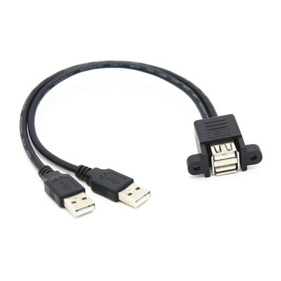 USB 2.0 A Transfer Cable with Ear for Enhances Stability in Device Connection