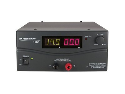 B&K Precision 1692 - 3-15VDC, 40A Switching Digital DC Power Supply, 110VAC