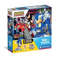 8005125297979 Cle Puzzle 180 Superkolor Superkolor Sonic 29797 Clementoni
