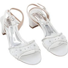 Women's Badgley Mischka Taylin Heeled Sandal Soft White US 8.5