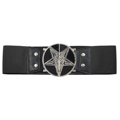 Authentic KREEPSVILLE 666 Goat Head Elastic Belt Black S/M L/XL 2XL/3XL NEW - product listing photo