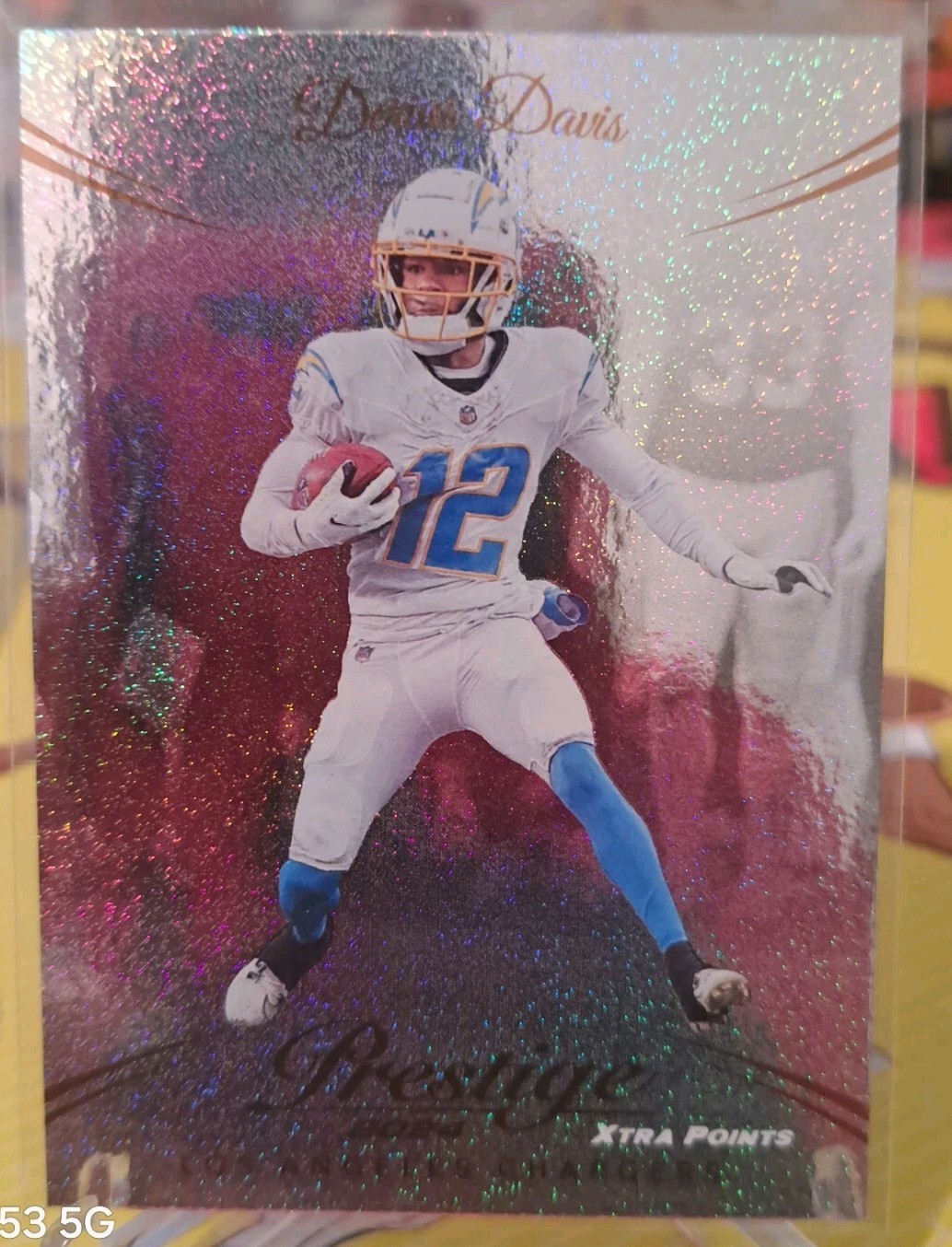 🏈 2024 Panini-Prestige - Derius Davis Chargers #167 Galaxy Xtra Points