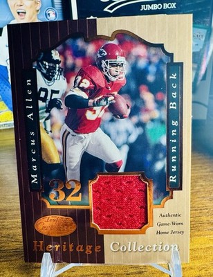 2000 Leaf Certified - Heritage Collection Marcus Allen #MA32-H /100 (MEM)