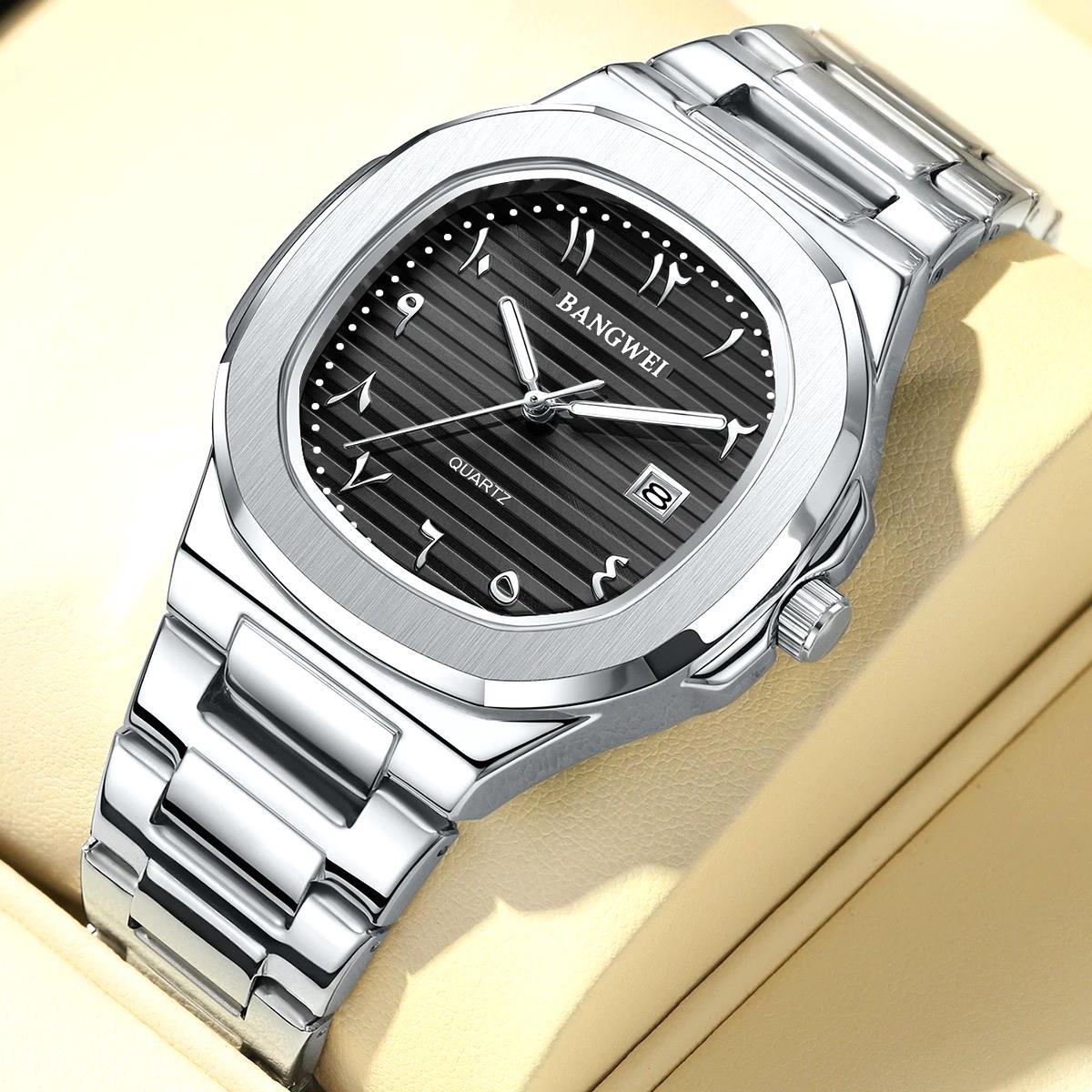 Наручные часы 40MM BANGWEI Luxury Quartz