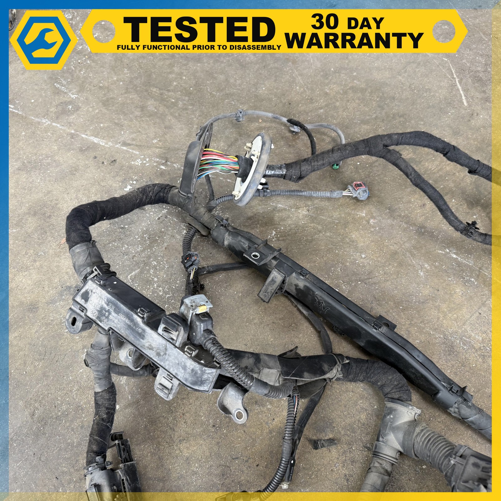 14-16 MASERATI GHIBLI 3.0L F160 ENGINE BAY WIRE WIRING HARNESS W/ FUSE BOX OEM