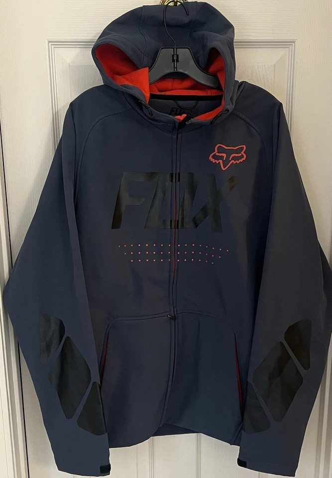 FOX Racing Men’s XL Hooded Flexair Jacket Pewter 17452 Bionic Brawled 3000mm - Image 3 of 4