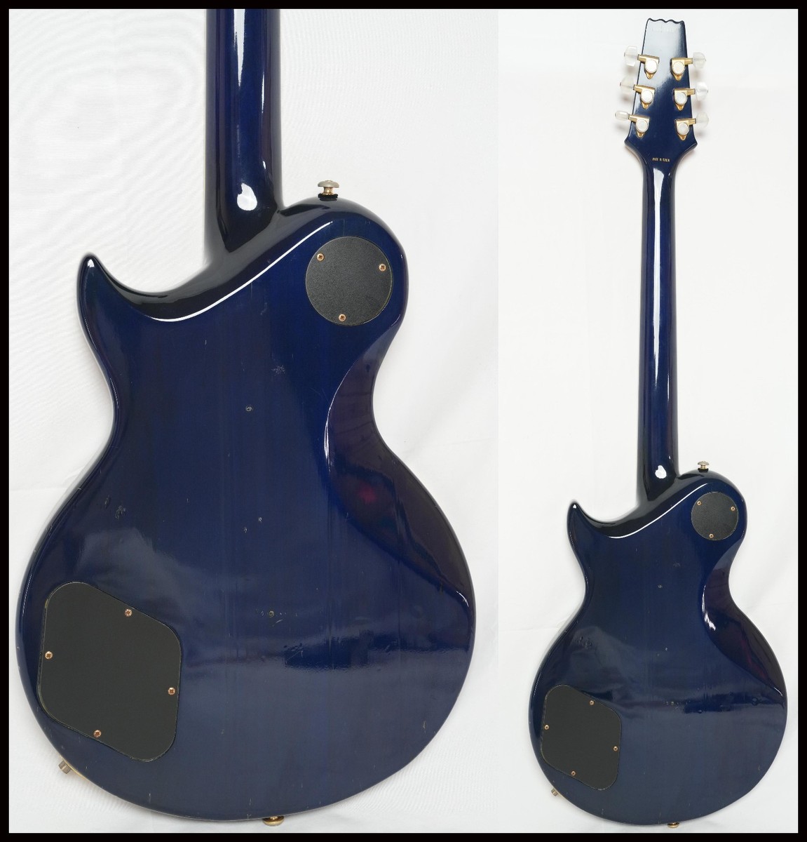 Aria Pro II PE-DLX See-Through Purple Flame Maple Top, 2000 Model