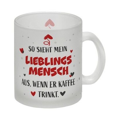 So sieht mein Lieblingsmensch aus wenn er Kaffee trinkt Glas Tasse