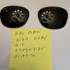 Authentic Ray-Ban RB 2184 G-15 w/ A/R Replacement Lenses SIZE 57-18 new. Fine
