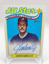 2024 Topps Series 2 1989 Topps Baseball All-Star Auto John Smoltz #89ASA-JSM HOF