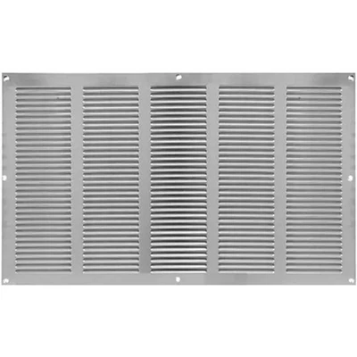 Grille métal 500 x 300 mm zinc - MR5030Zn - Photo 1/3
