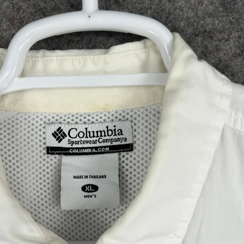 Camisa abotonada Texas Longhorns para hombre XL blanca Columbia PFG fútbol americano universitario Foto 4 de 4