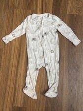 Angel Dear Baby Boys Bamboo 3-6 Months Sleeping Animals Footed Sleeper Pajamas