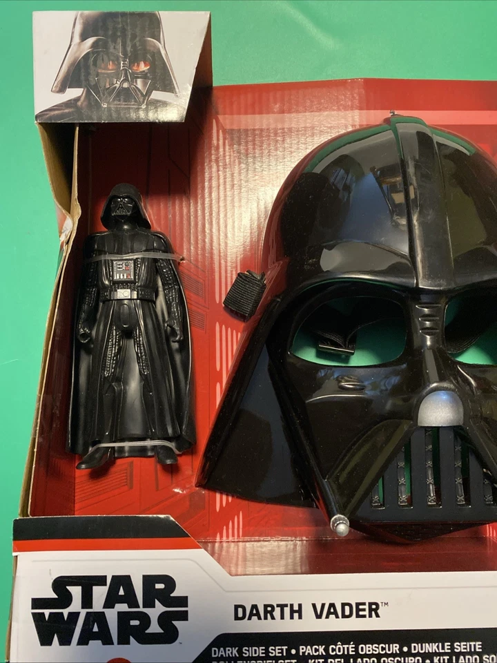 Star Wars Dark Side Set Action Figure, Mask Darth Vader Figurine, Lightsaber New - Image 3 of 4