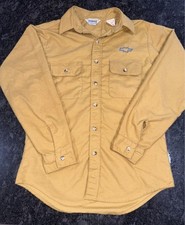Vintage Five Brother Chevrolet Work Shirt M 15-15.5 USA Made Chevy Bow tie
