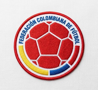 EMBROIDERED FF WC 2026 COLOMBIA TEAM SOCCER JERSEY LOGO PATCH IRON ON