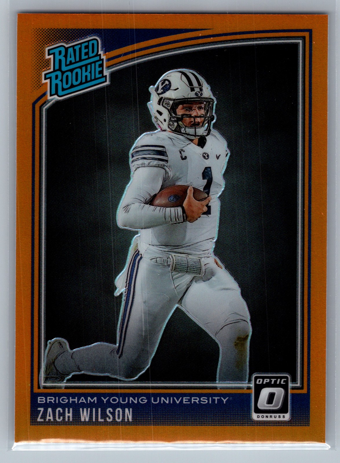 Zach Wilson Panini Chronicles Draft Picks #204 Orange