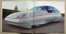 FORD Probe IV Concept Car Large Format USA Sales Publicity Brochure 1983