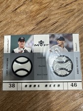 Curt Schilling Randy Johnson 2003 Upper Deck MVP #DA-SJ Dual Aces Game Patch