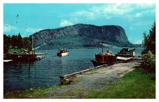 Postcard BOAT SCENE State of Maine ME AS1446
