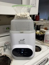 Grownsy Electric Sterilizer White Drying  Storage Removable Tray