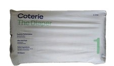 Coterie The Diaper Size 1   33 Count Pack Ultra-Soft Baby Diapers 8  12 lbs 