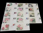 Lot 14 PRC China FDC 1979 Camellias 1980 Lotus Complete Floral Cachets Vtg Stamp