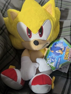 Sonic The Hedgehog 35th Anniversary 9  Wave14 SUPER SONIC Plush by Jakks Pacific